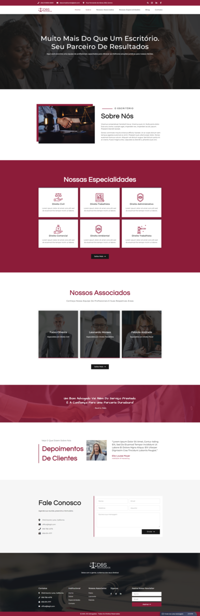 site advogado