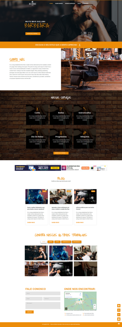 site barbearia